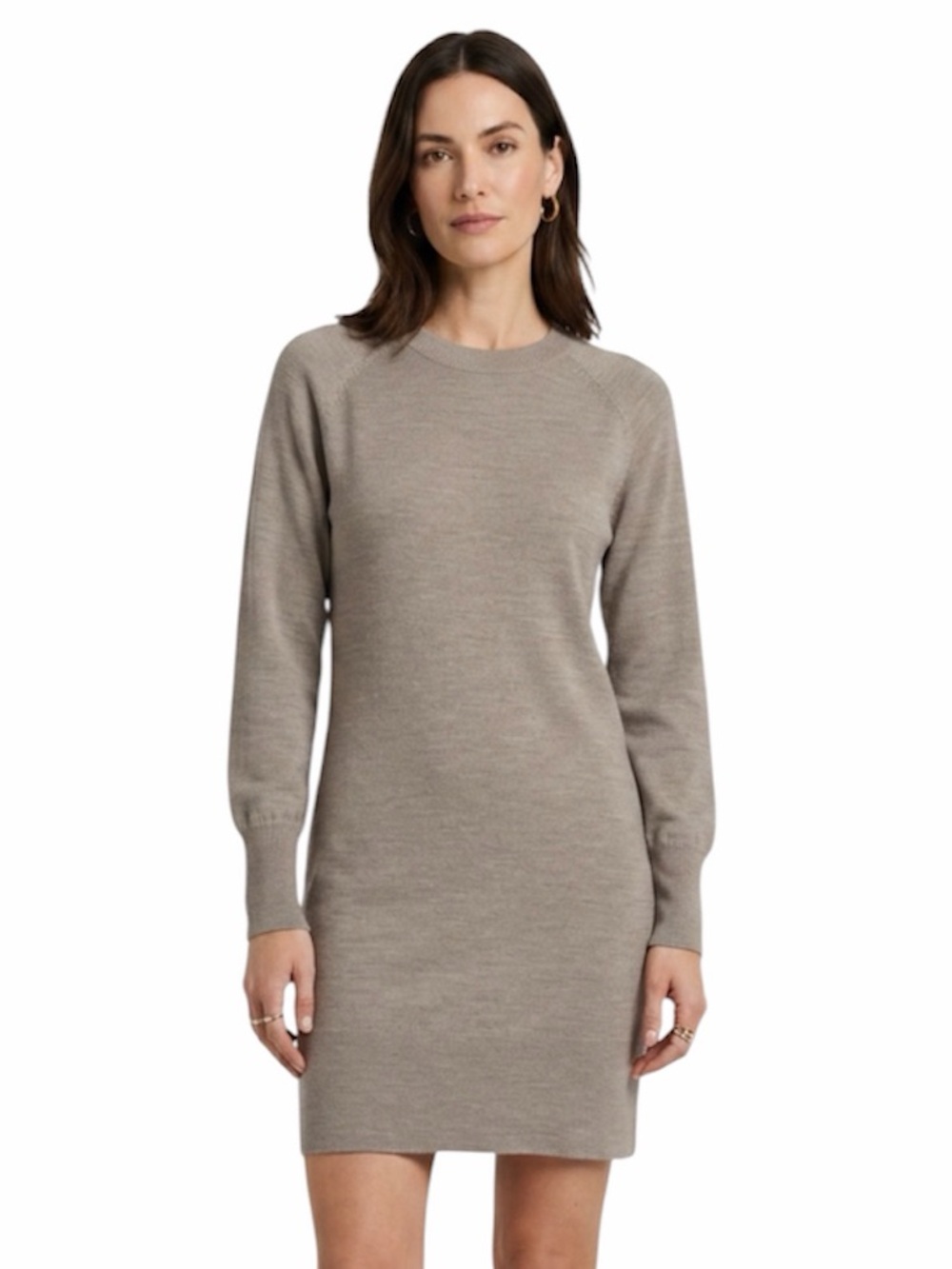 Aritzia ($125) TNA Golden Wool Blend Sweater Dress - PTP 21